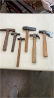 Lot of Vintage Hammers
