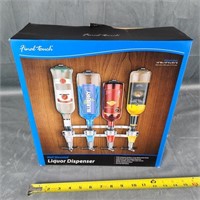 4 bottle liquor dispenser NIB