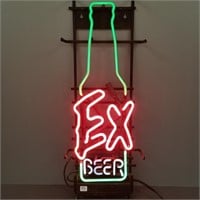 Neon Ex beer sign - 9 " x 25"