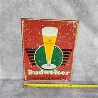 Budweiser metal sign (newer)