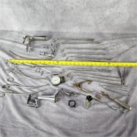Old surgical tools stainless steel