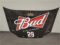 Budweiser racing hood sign - 60" x 42"