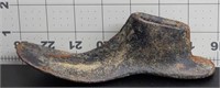 Antique cast iron cobbler shoe form