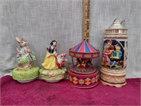 Disney Snow White & Petter Rabbit Figurines Lot