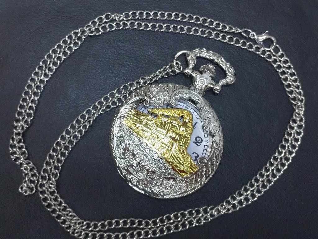36" pocket watch necklace