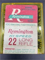 Remington Hi-Speed 22 Long Rifle 100 Count