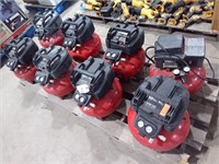 Skid Of Porter Cable Air Compressors - Parts Only