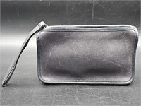 Coach Black Leather Clutch Purse