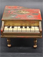 Vintage Tabletop Toy Piano w/ 8 Keys