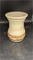 Hand made pottery vase