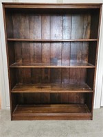 Wood Bookcase 36 X 9½ X 48 . Few scuffs &
