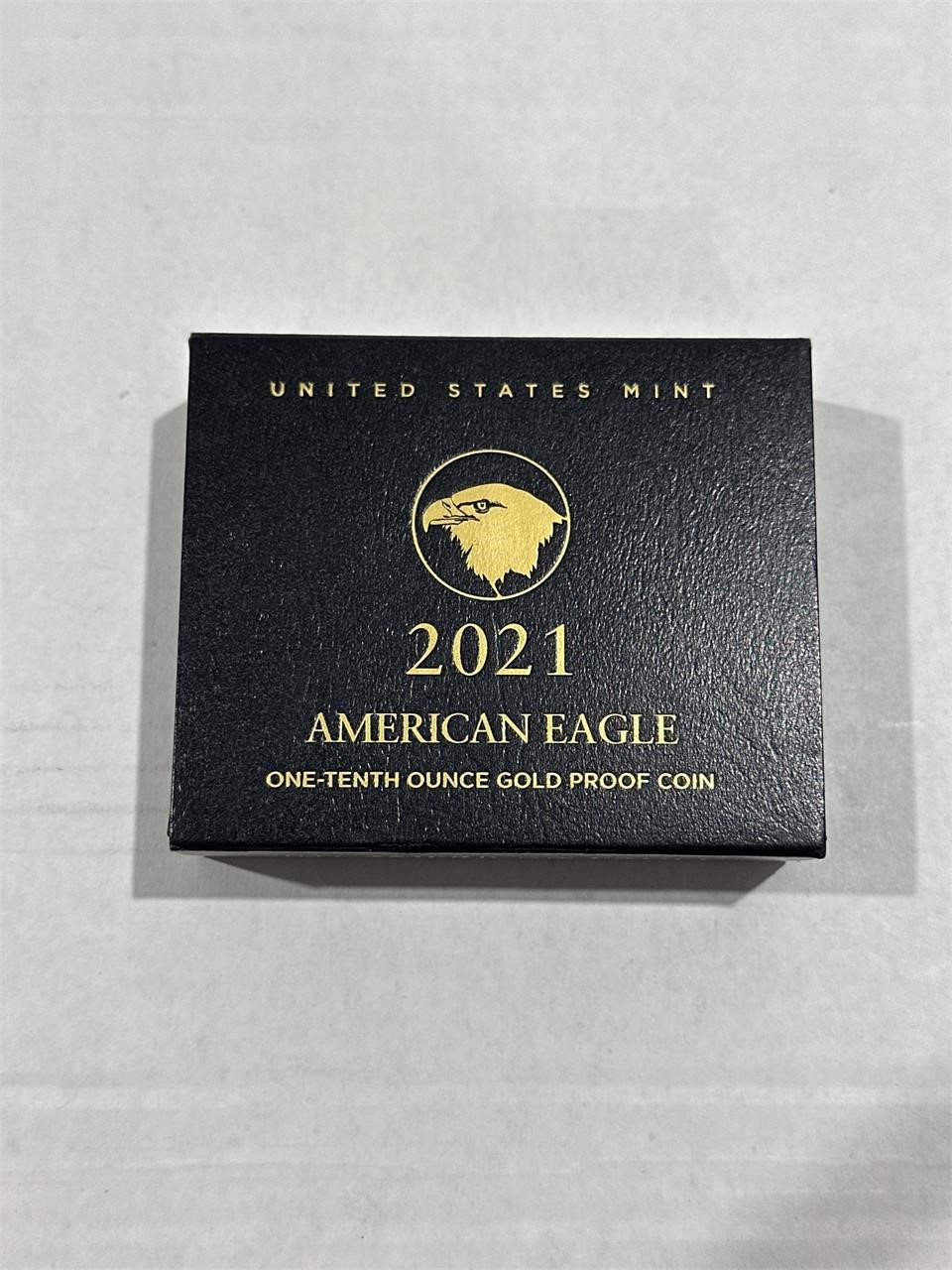 2021 American Eagle One-Tenth Ounce Gold ProofCoin