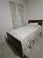 Vintage Twin Bed, 1st of 2 in auction, Includes: