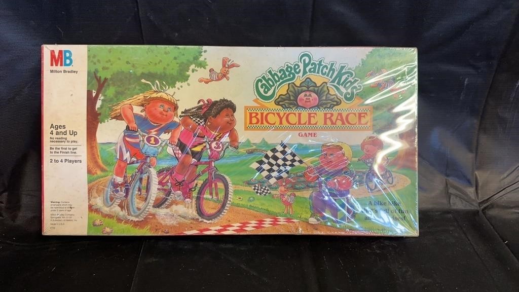 1990 Cabbage Patch Kid Bicycle Race Board Game