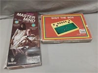 Vtg Super Master Mind Game & Shut the Box