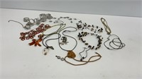 Costume jewelry necklaces