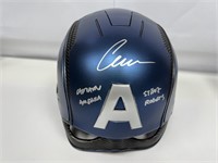 Autograph COA Captain America Helmet