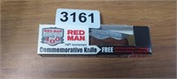 RED MAN 100TH ANNIVERSARY KNIFE, NEW IN BOX