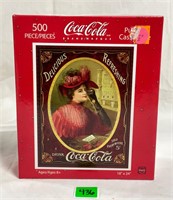 500 Piece Coca Cola Puzzle As Is