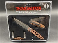 Winchester Wood Handle Knife Gift Set