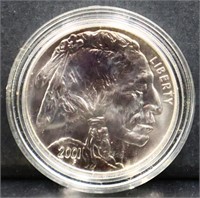 2001D American Buffalo silver commerative $1 coin