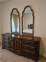 Mid Century, "Century" Dresser w/ 2 Mirrors