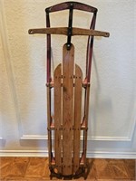 Vintage Yankee Clipper Wooden Snow Sled