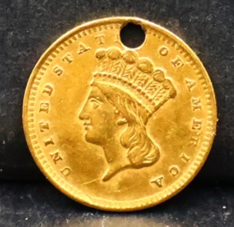1856 1.00 Gold Coin