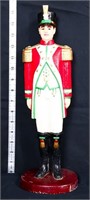 Cast Iron 15.5 Inch Man Figure w/Red Coat