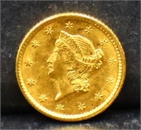 1851 1.00 Gold Coin