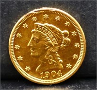 1904 2.50 Gold Coin