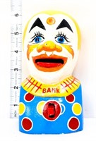 Cast Iron Clown Bank