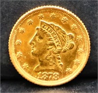 1878 2.50 Gold Coin