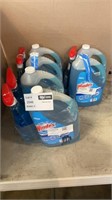 1 LOT 6 WINDEX CLEANER 1GAL.
