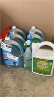 1 LOT 5-WINDEX CLEANER 1GAL./ 1- SIMPLE GREEN