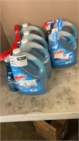 1 LOT 6 WINDEX CLEANER 1GAL.