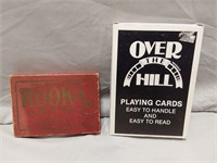 Vtg Rook Game & Over the Hill Playing Cards