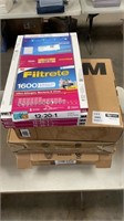 1 LOT, Assorted Air Filters, 4 - 12x20x1 Filters,