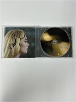 Autograph COA Adele CD