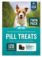 1 LOT, 5  VETIQ Soft Chew Pill Treats, Chicken