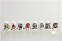 Lot of 8 Thimbles from England