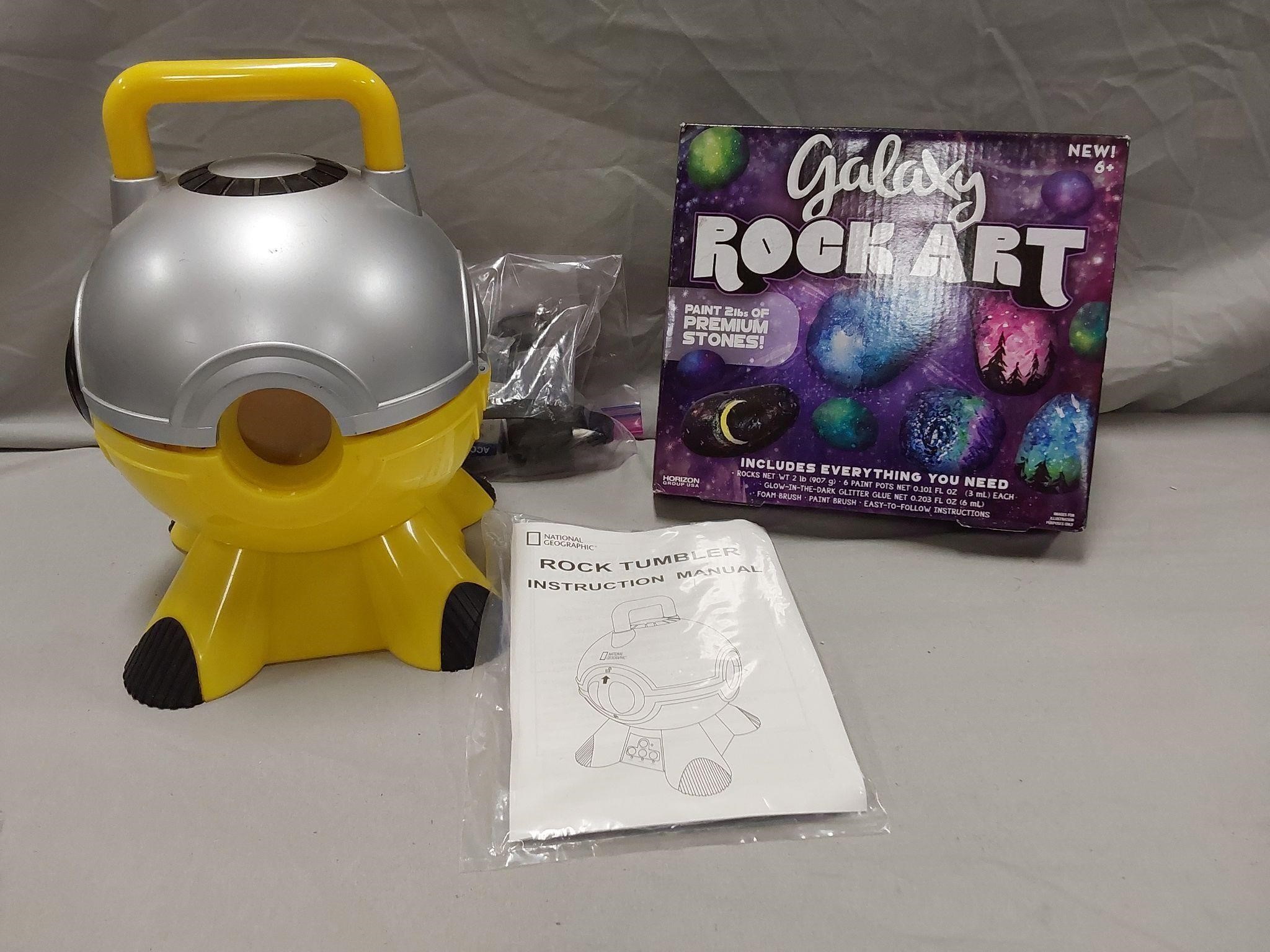 Rock Tumbler & Galaxy Rock Art NIB