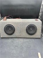 8" Subwoofers w/Box and Sony Amp