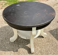 Vintage Wood Side Table -Painted