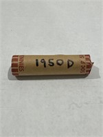 1950 Roll of Wheat Pennies