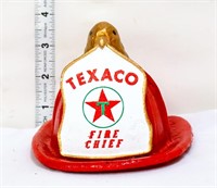 Cast Iron Texaco Fire Chief Hat