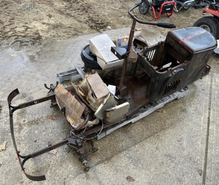 Vintage Cushman Scooter For Restoration (As Found)