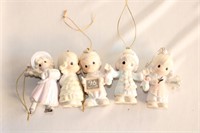 Lot of 5 Precious Moments Ornaments