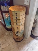 Chinese Tall Jewelry Chest