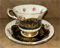 Valuable Paragon Pembroke china cup and saucer